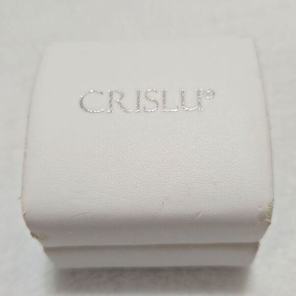 Platinum Plated Sterling Silver Earrings - Picture 7 of 7